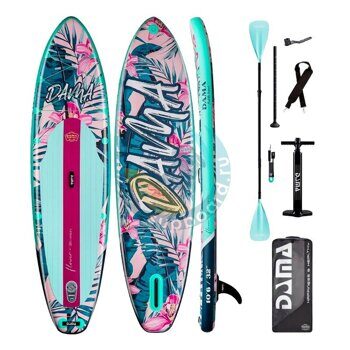 Сапборд с веслом Dama Fancy Flowers std 10.6