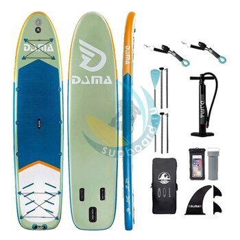 Сапборд для плавания с веслом Dama Fresh Water Couple 12.2