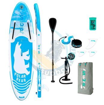 Надувной сапборд FunWater Polar Bear 10'6