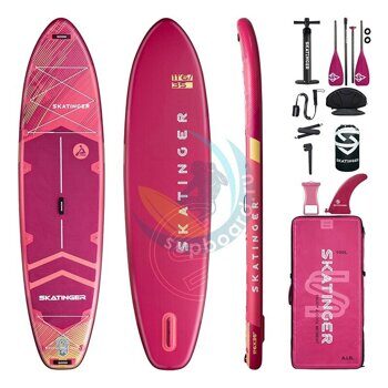 Надувная доска Skatinger Serial Red 11'6 с сиденьем