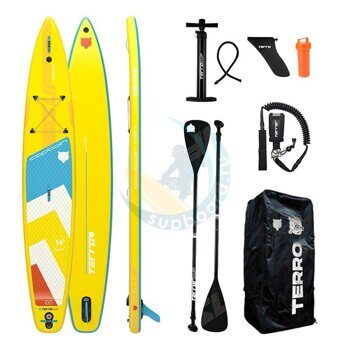 Туринговая сап-доска Terro Captain 14'0 Electric Yellow
