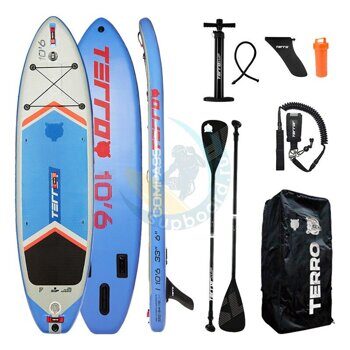 Универсальная надувная сап доска Terro Compass Blue 10'6